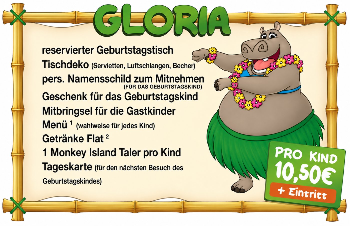 Geburtstagspaket Gloria